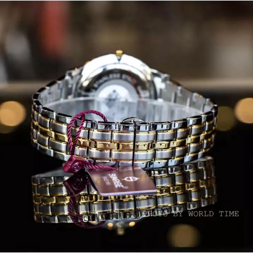 Đồng Hồ Nam Sunrise vt Kính Sapphire Chống Xước + Thẻ Bảo Hành