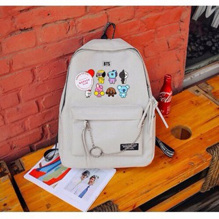 Balo Cặp Da BTS BT21 Mẫu 5