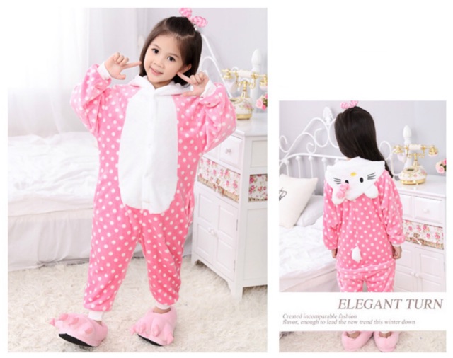 Bộ Đồ Thú Hellokitty ❤️ FREESHIP ❤️ Bộ đồ thú Hello Kitty trẻ em Xinh xắn đáng yêu