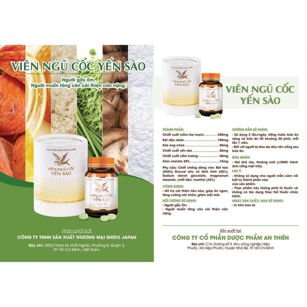 Viên uống tăng cân Yến Sào | BigBuy360 - bigbuy360.vn