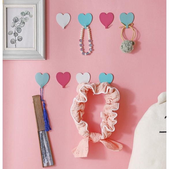 5 móc dán tường trái tim cực xinh