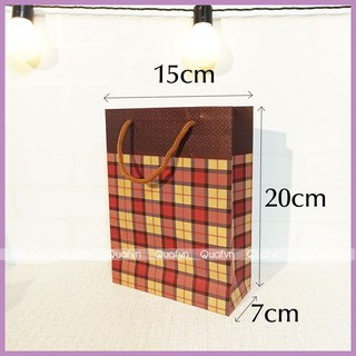(7x15x20cm) Túi Giấy Kraft Số 6, Túi Giấy Đựng Quà