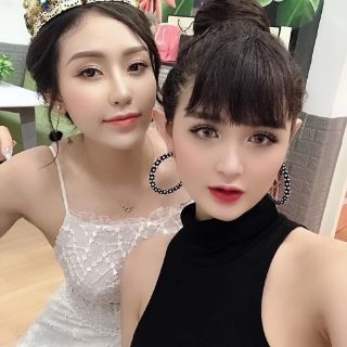 Tóc giả mái ngố từ tóc thật so cute