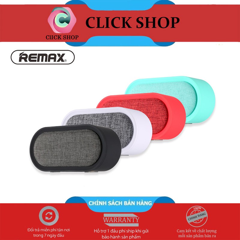 Loa vải thời trang Bluetooth Remax RB - M11- Loa remax M11 hỗ trợ bluetooth V4.2 + cổng AUX + thẻ nhớ TF