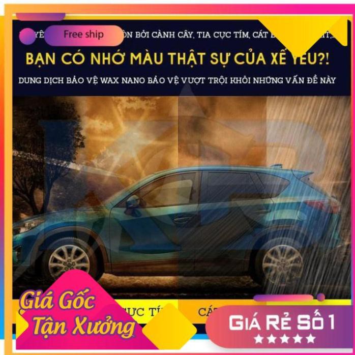 Chai xịt phủ nano chống nước kính, phủ bóng sơn xe ô tô - Chống nước bề mặt kính cận, kính mũ 500ML