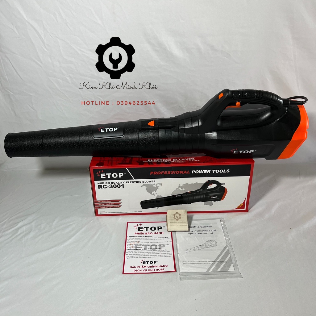 [Chính hãng] Máy thổi bụi công nghiệp ETOP Công suất lớn 3000W 6 cấp độ | Máy thổi bụi cầm tay( Cam kết dây đồng 100%)