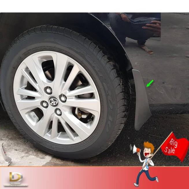 Chắn bùn bánh Vios, chắn bùn xe Vios 2019-2020 chính hãng