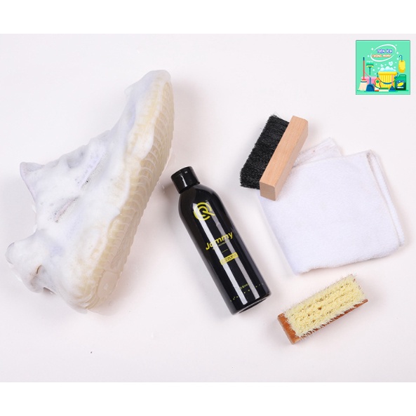 Bộ cọ vệ sinh giày cao cấp. Dụng cụ 4 món làm sạch Sneaker Cleaning kèm bàn chải và khăn - TT1256