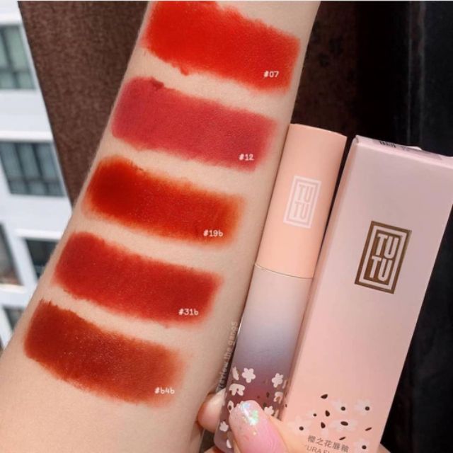 Son kem Tutu Sakura Flowers matte lip