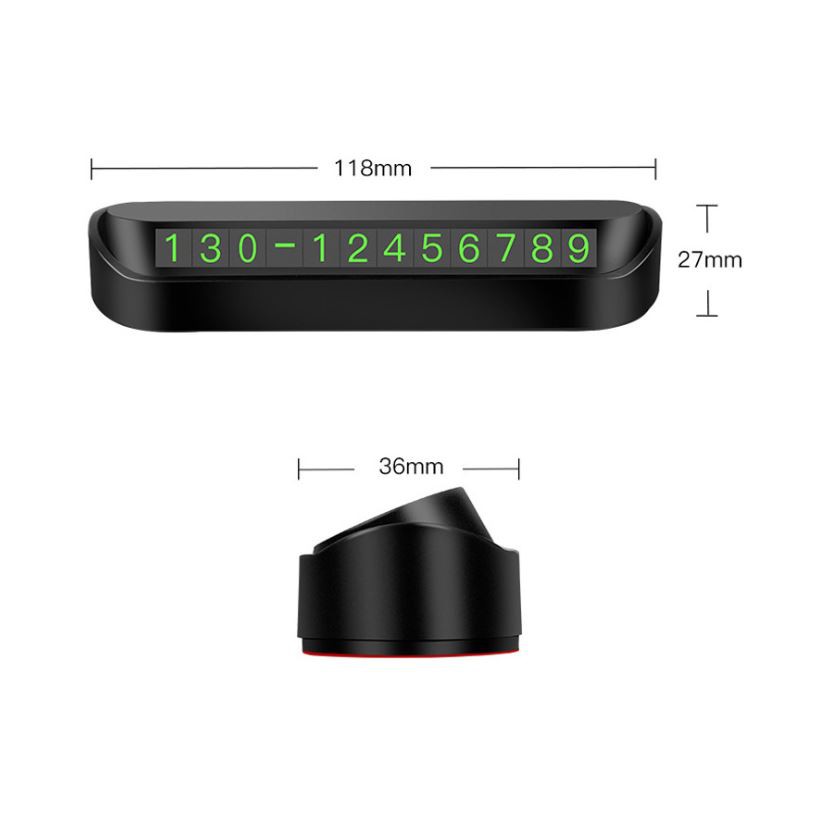 Thẻ ghi số điện thoại khi đỗ xe ô tô- Thẻ đậu xe gắn trên taplo ô tô | BigBuy360 - bigbuy360.vn