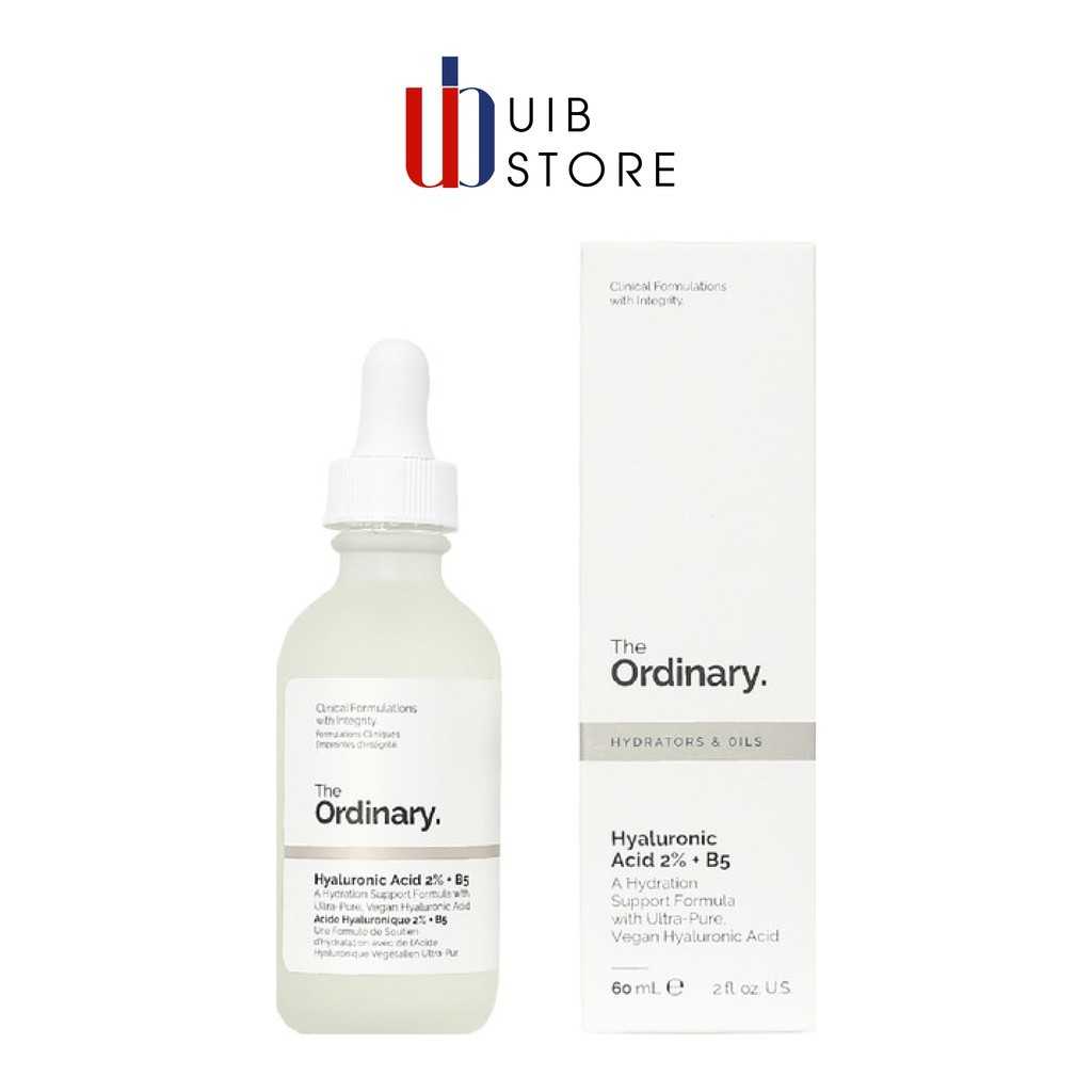 (Hàng Auth, có bill ) Serum cấp nước The Ordinary Hyaluronic Acid 2% + B5 60ml