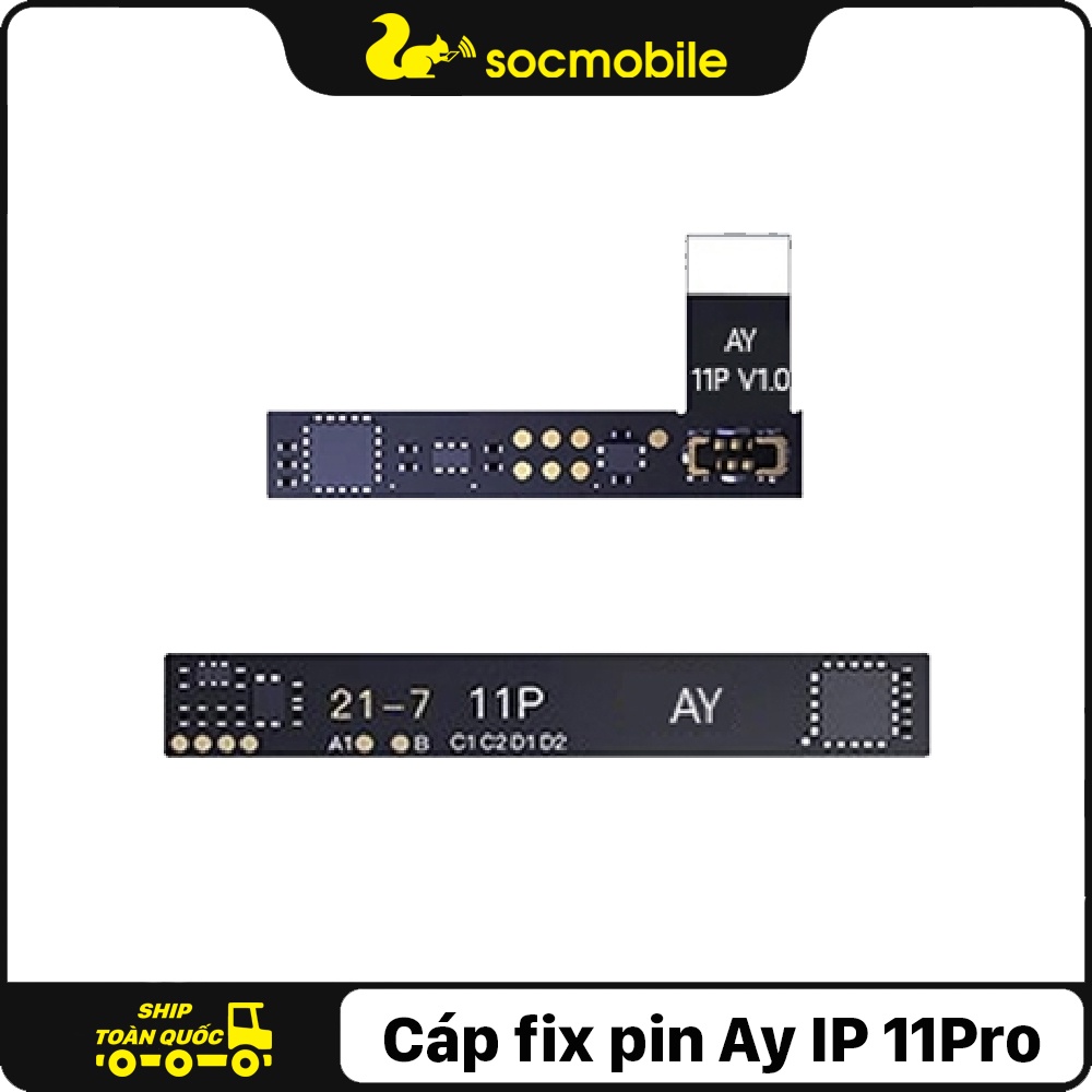 Cáp fix pin AY cho iphone 11 Pro
