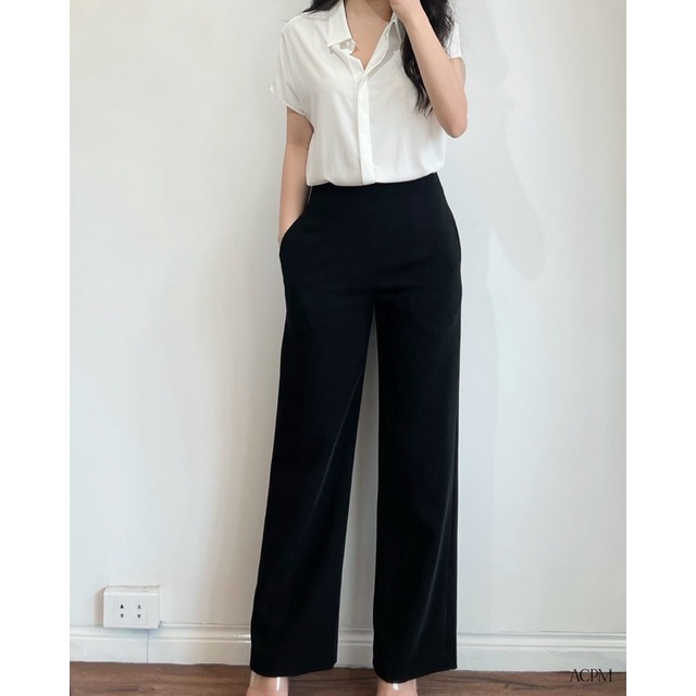 Emie Trousers / Quần âu dáng suông