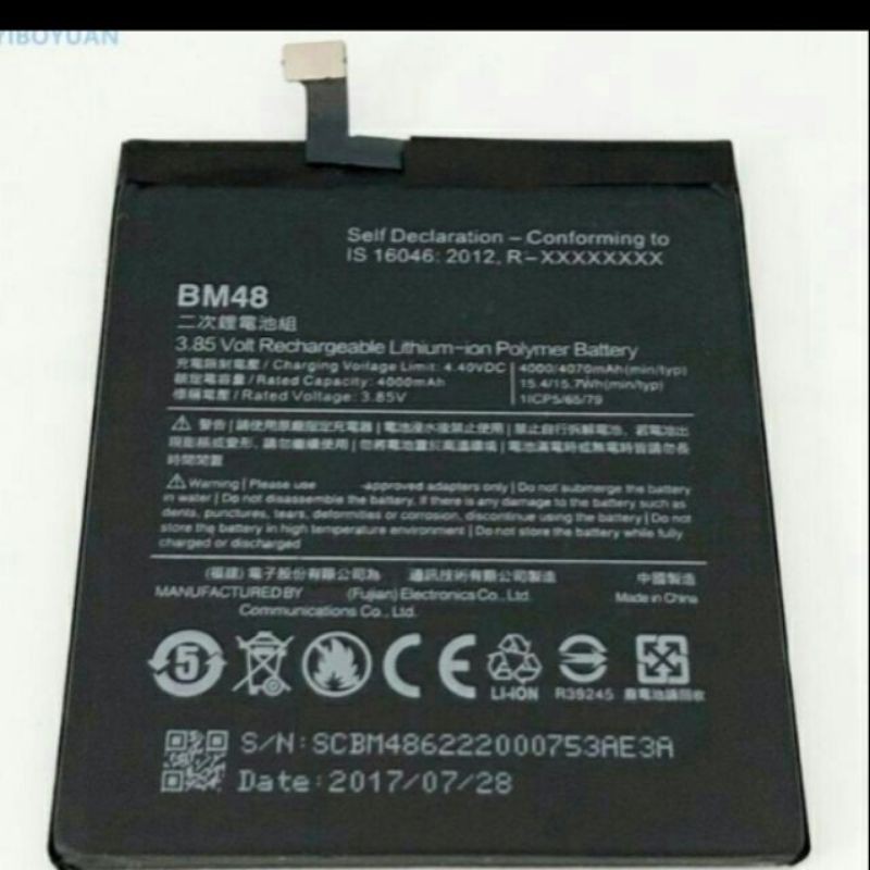 Pin Xiaomi BM48 ( Pin Xiaomi Mi Note 2 ) xịn bảo hành 6 tháng.