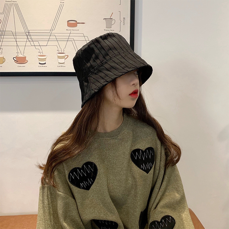 Fashion bucket hat solid color trend new summer retro style