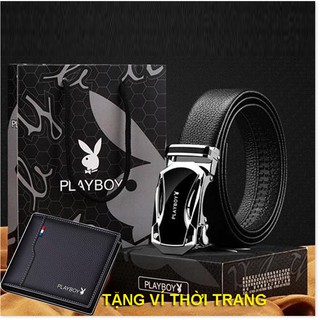 Dây nịt / thắt lưng nam thời trang công sở lịch lãm pl.boy v1 - tặng ví nam cao cấp - full hộp + túi đựng - quà tặng đẳn