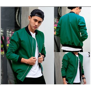 Áo khoác kaki bomber 2 lớp màu xanh đậm