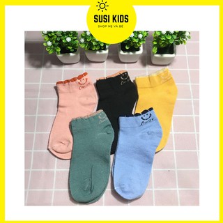 Set 5 đôi tất nữ cổ ngắn xuất nhật phong cách trẻ trung năng động dễ thương cho bạn các bạn gái