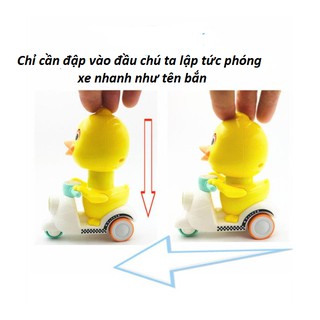 Đồ chơi vịt đi xe cót nhấn siêu hot