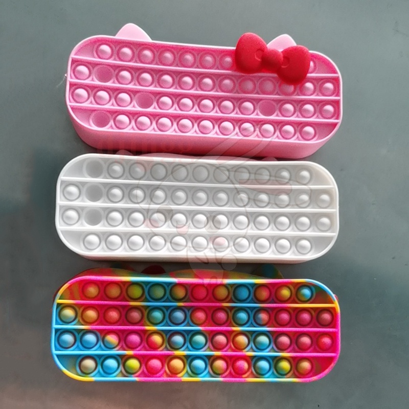 Hộp bút POP IT, đồ chơi POP IT giảm căng thẳng, vừa đựng bút vừa thư giãn phù hợp cho học sinh, sinh viên, văn phòng