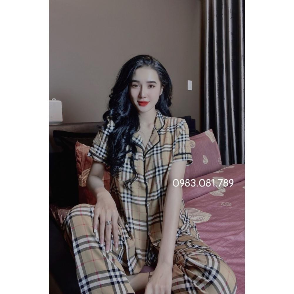 Bộ Pijama Lụa Mango - Bộ Mặc Nhà  - Bộ Lụa Mango Hình Dễ Thương