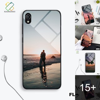 Ốp lưng kính VIVO Y91C in 3D chủ đề tình yêu