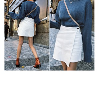 CHÂN VÁY ULZZANG ĐẮP CHÉO