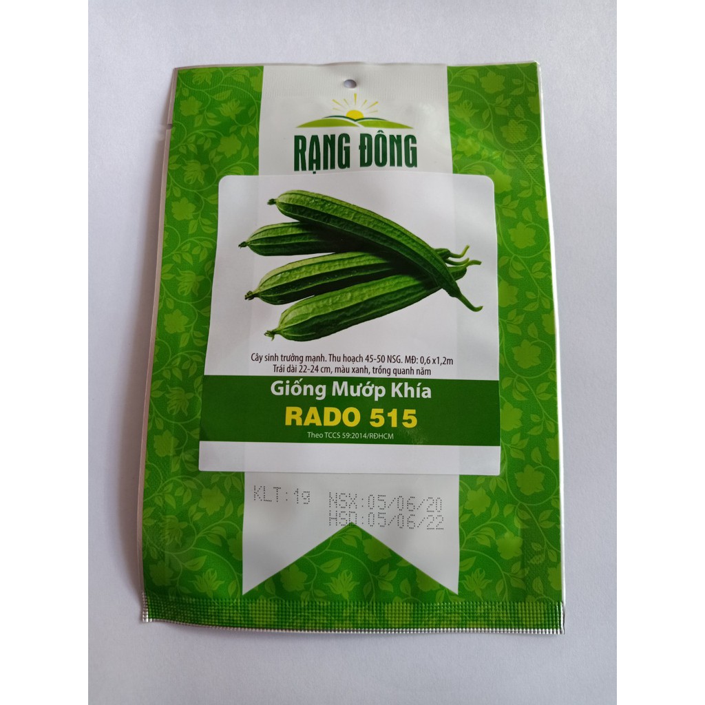 Hạt giống mướp khía Rạng Đông