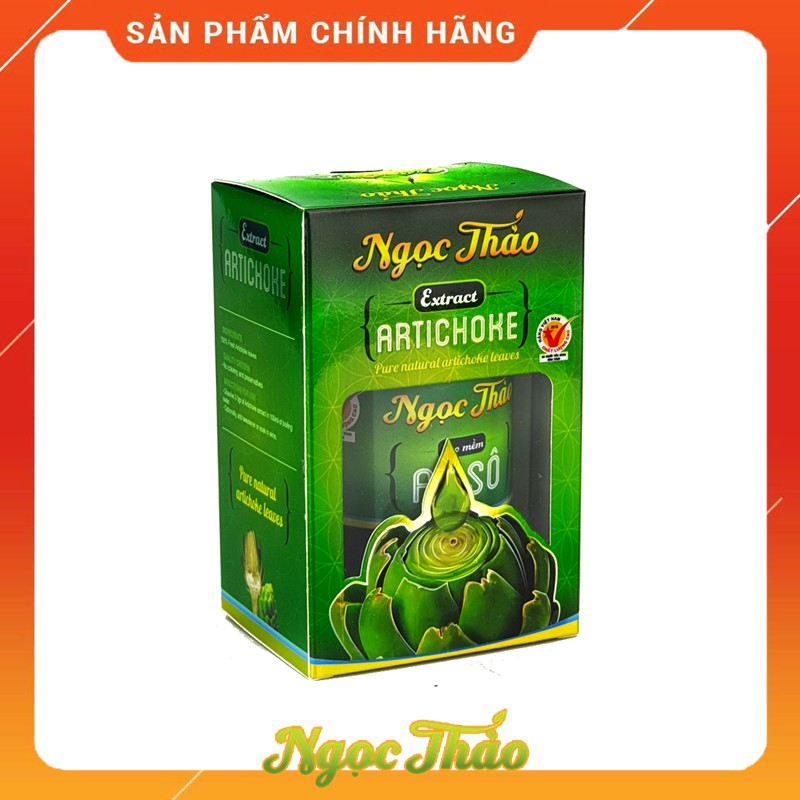 Hộp Cao Atiso lá tươi Ngọc Thảo (1 hũ thủy tinh x 150g) | 150gram