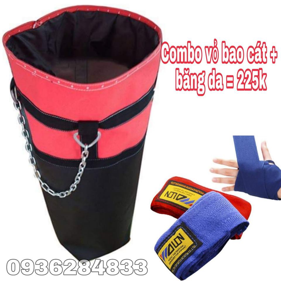 Vỏ Bao Cát Đấm Bốc Boxing + Băng Đa Boxing Walon Chính Hãng