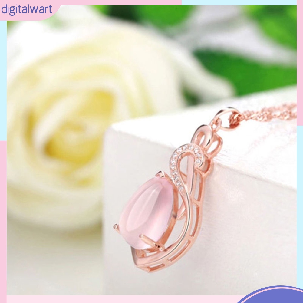 Dây Chuyền Mặt Tròn Đính Đá Thời Trang Cho Nữ