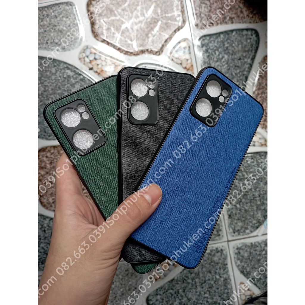 Ốp lưng Oppo reno7 5G / reno 7z 5G / reno 8z 5G  dẻo, da trơn mịn, da kiểu vải chất bảo vệ camera bền đẹp