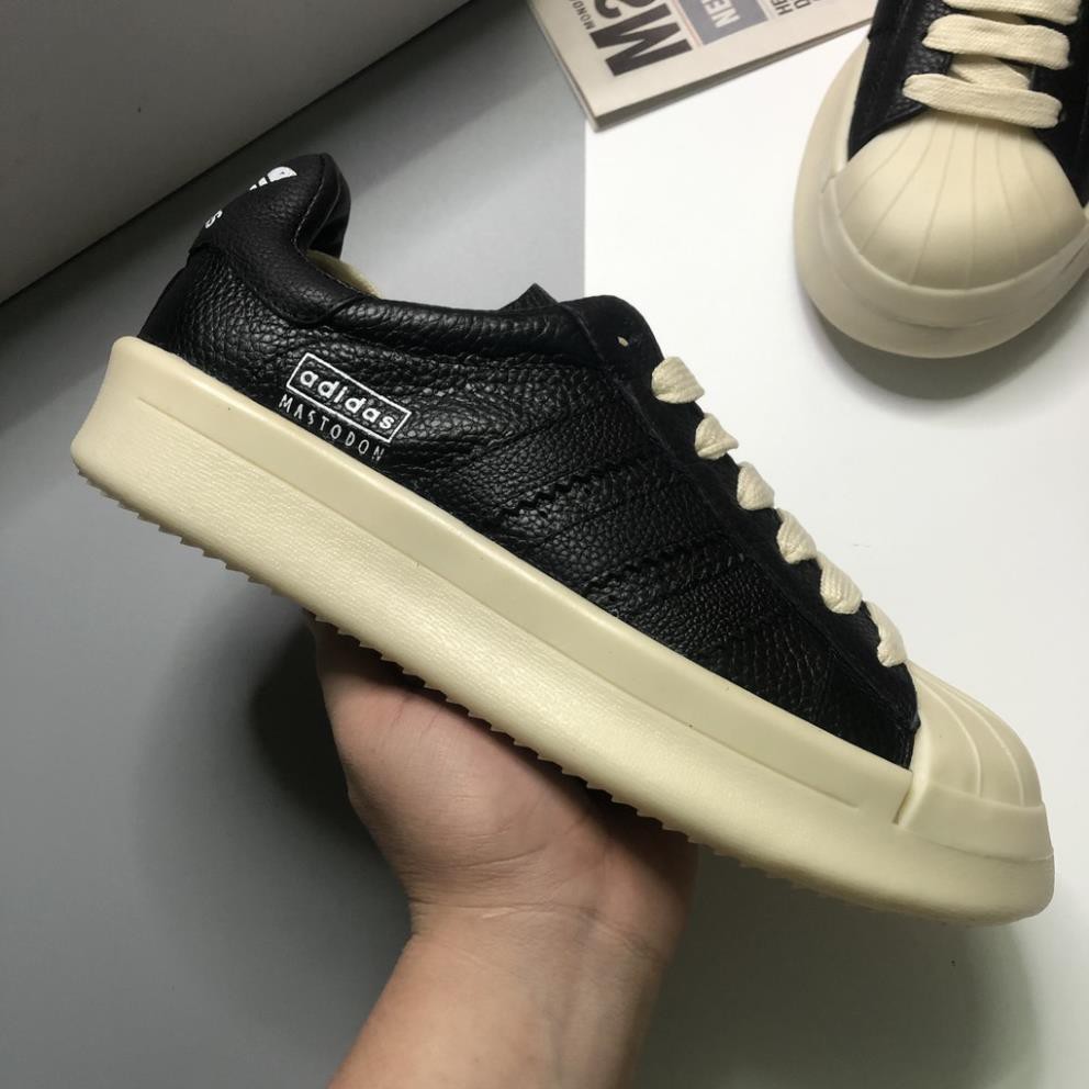 Giày Sneaker Das Đen Đế Trắng Da Bò Cao Cấp, Đế Thơm Hương Vani, Full Bill Box Bảo Hành Keo 12 Tháng