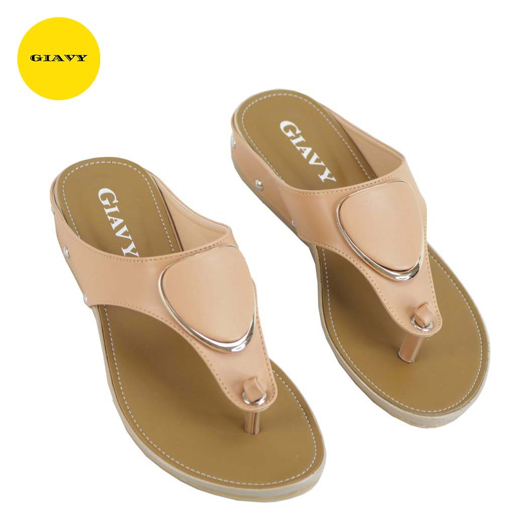 Dép nữ quai kẹp thời trang, đế cao 3p 623/609 - GIAVY