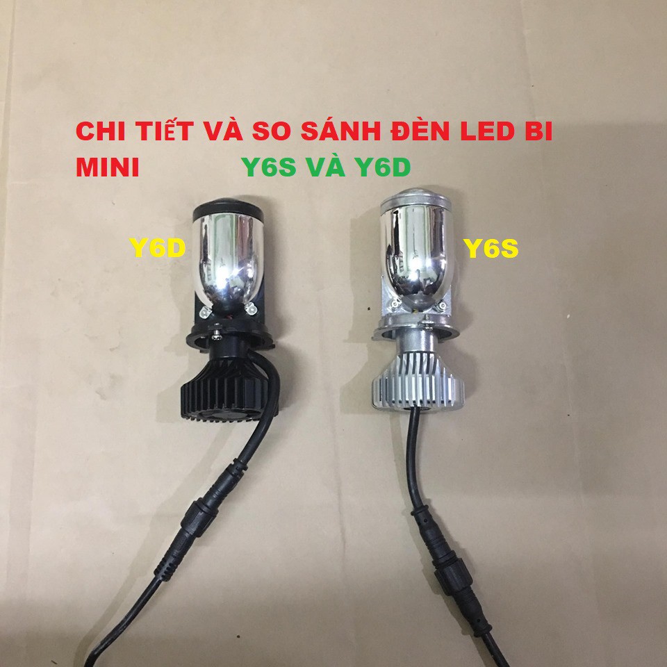 Đèn led bi mini Y6S và Y6D