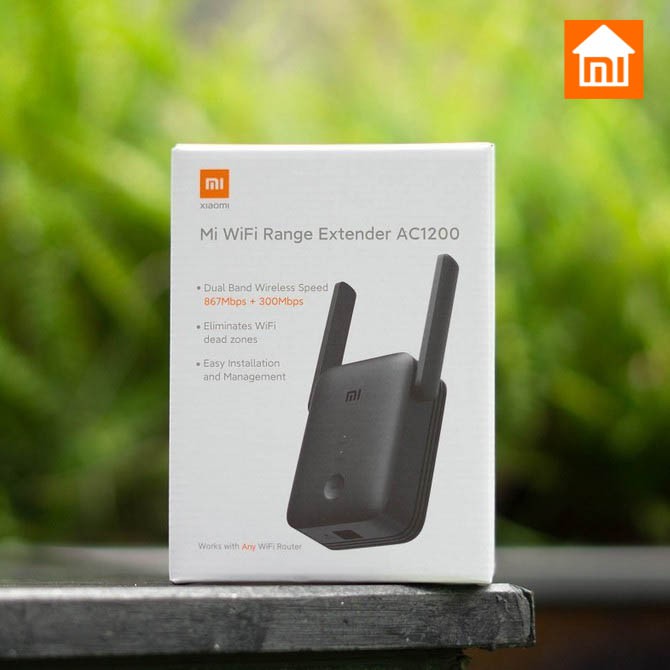 Kích sóng WIFI Xiaomi Repeater AC1200 RA75 2 băng tần