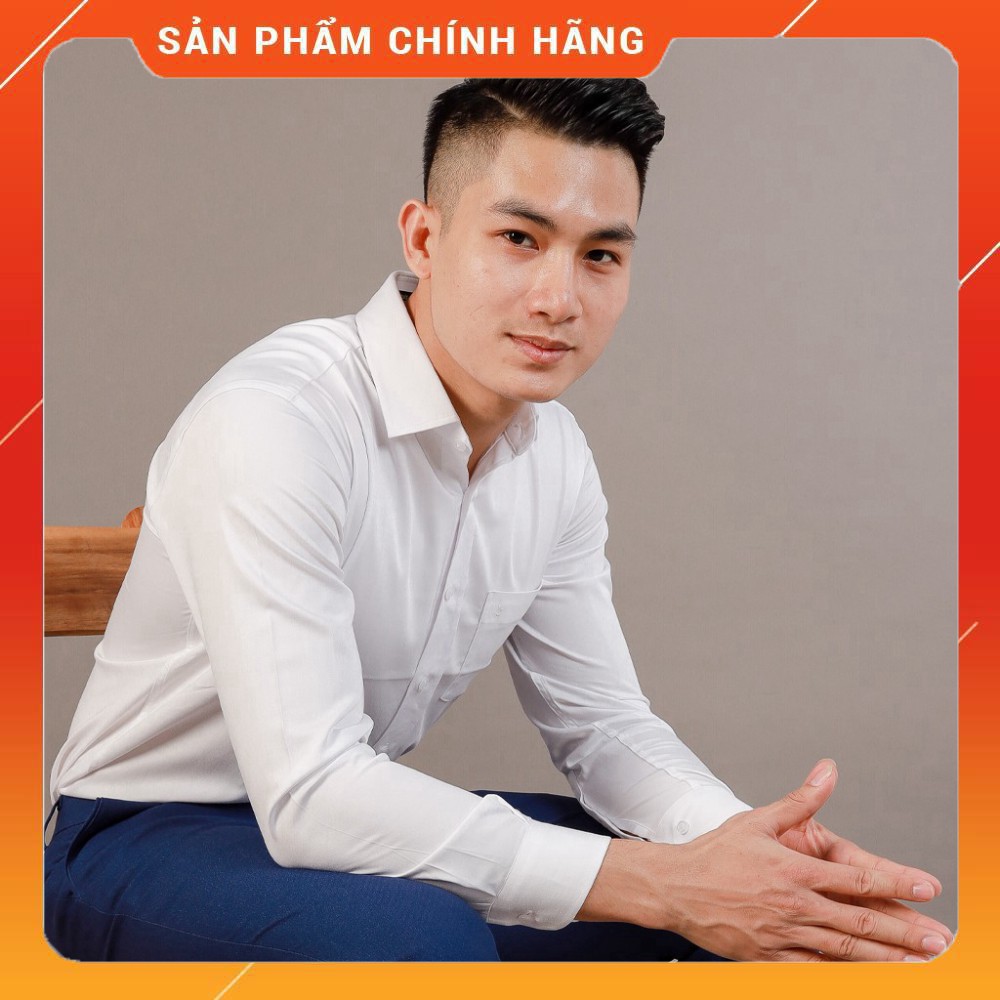 D'Louis Áo Sơ Mi Dài Tay - DLA002DTRG Vải Bambo không nhăn Siêu Đẹp
