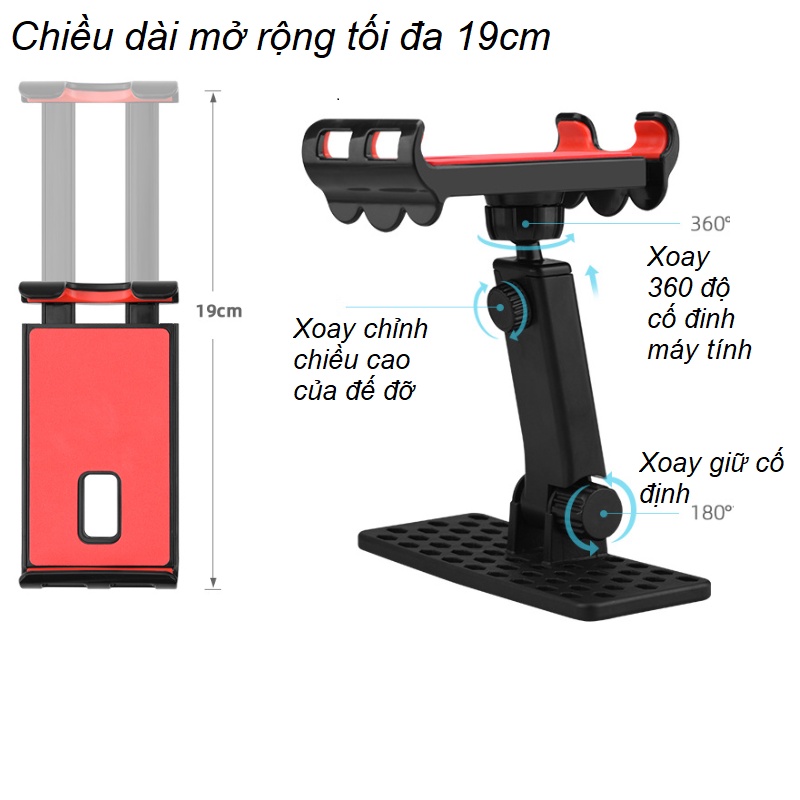 Bộ kẹp đỡ máy tính bảng dùng cho flycam DJI MINI 2, mini SE  AIR2 / AIR2S / PRO - Phụ kiện flycam