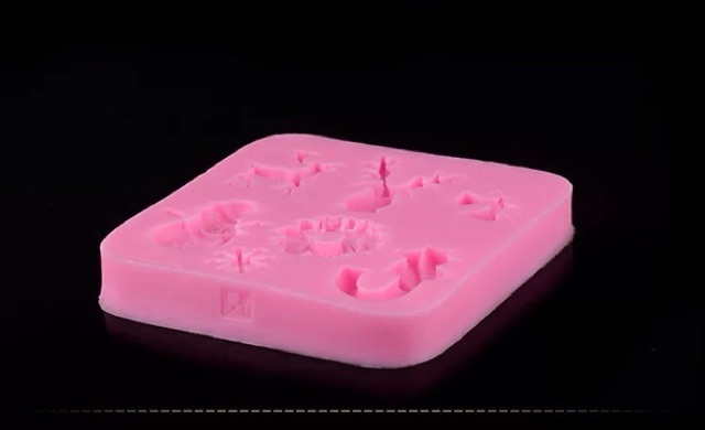 Khuôn Silicon 3D Làm Kẹo Đường Trang Trí Noel