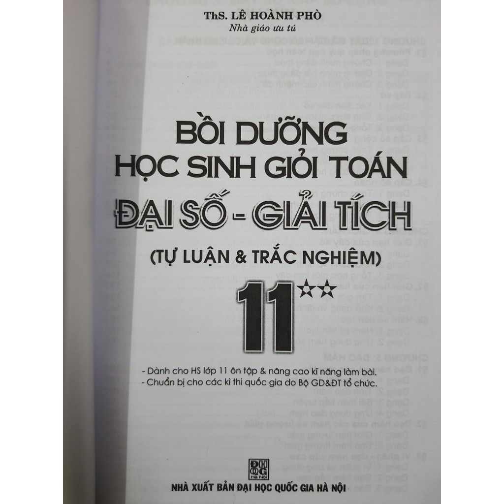 Sách - Bồi dưỡng học sinh giỏi Toán Đại số - Giải tích 11 Tập 2