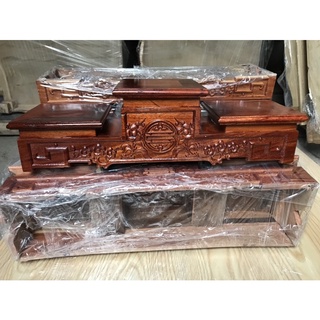 Tam cấp kê bát hương, đồ thờ cúng gỗ hương- Tam cấp gỗ-Tam sơn