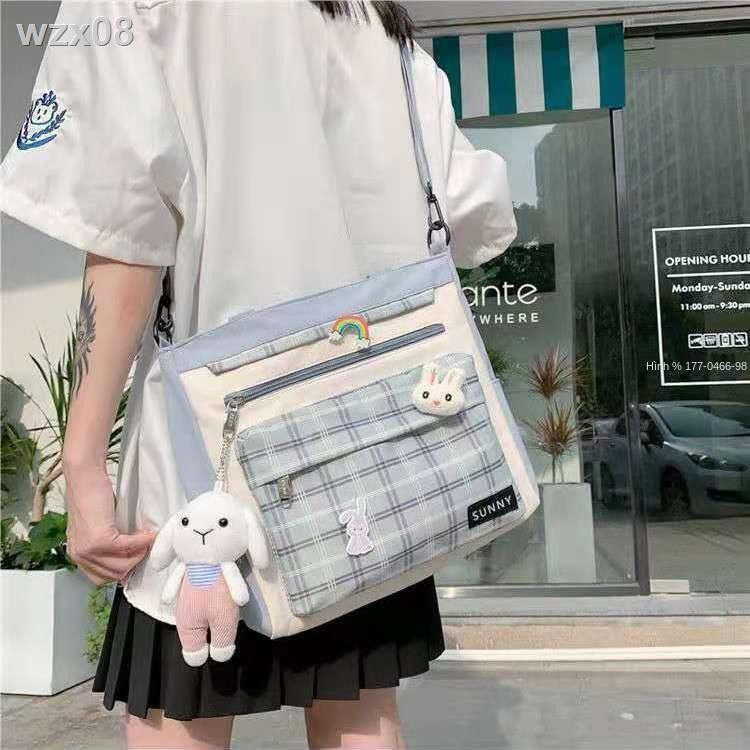JK messenger bag nữ sinh phiên bản Hàn Quốc túi đeo vai dung tích lớn cho viên đại học xách tay chống mài mòn