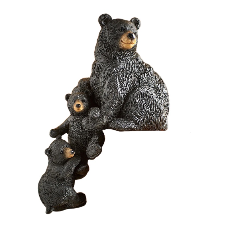 Mô Hình Chú Gấu Dwarf Bằng Nhựa Resin Trang Trí Giáng Sinh