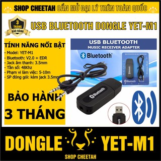 USB Bluetooth Audio YET-M1 – Chính Hãng – Thiết bị kết nối loa thường thành loa Bluetooth - USB Bluetooth YET-M1