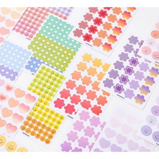 PAPARIAN_4 tấm sticker color palette