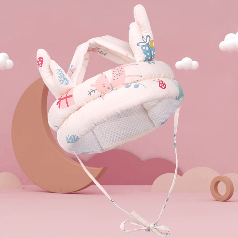 Mũ Bảo Hiểm Bảo Vệ Đầu An Toàn Mềm Mại Thoải Mái Chống Va Chạm Cho Bé