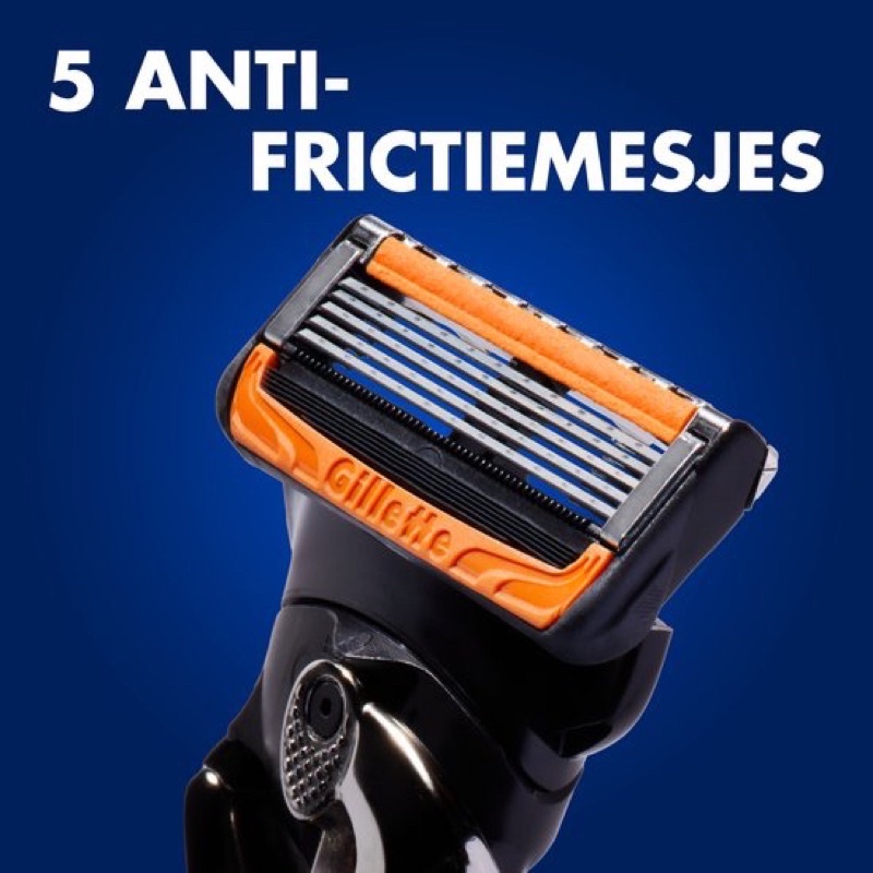 Dao cạo râu máy cao cấp 5 lưỡi Gillette Fusion Proglide Power (Cán Dao + Lưỡi Dao + Đầu bảo vệ)