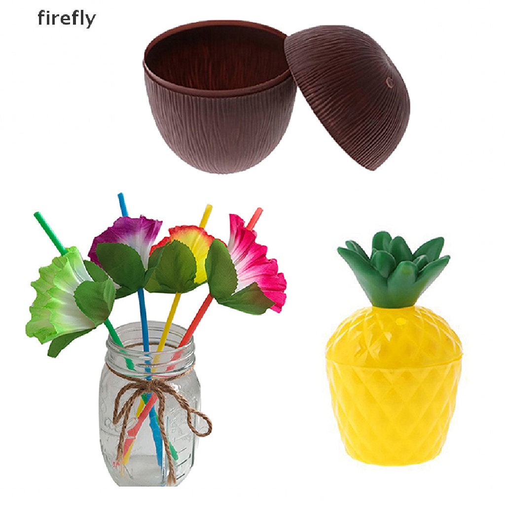 Ly uống nước hình quả dứa phong cách Hawaii