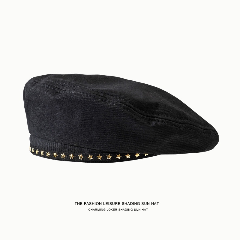Nón beret nữ Mũ nồi nữ Retro Cổ điển Vòng đầu to Hàn Quốc Thời trang