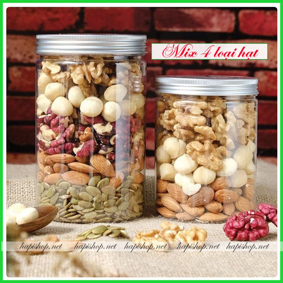 Hạt Dinh Dưỡng Mix - Hủ 300g Gồm 4 Loại Hạt